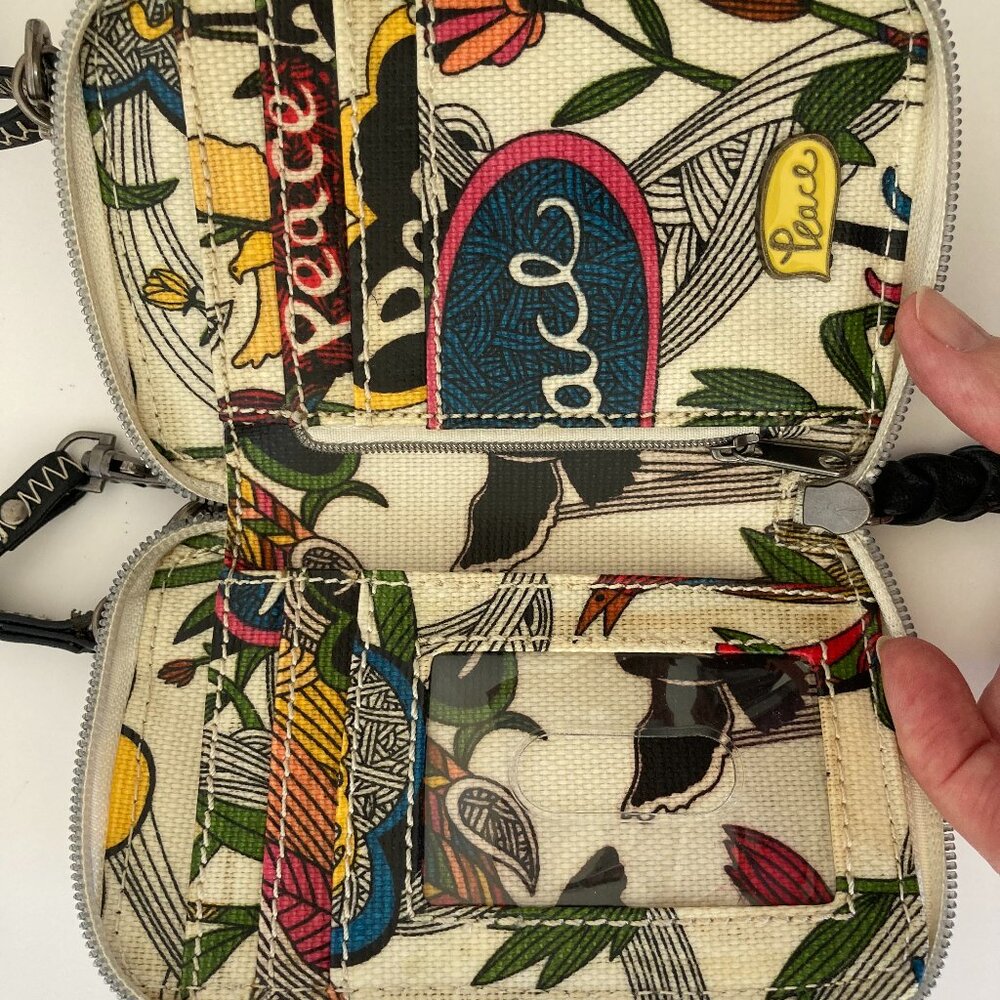 Sakroots Nature Bird Design Wristlet Wallet - Picture 4 of 10
